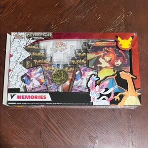 Pokemon V Memories Celebration Collection - Red, Pink, Black, Yellow